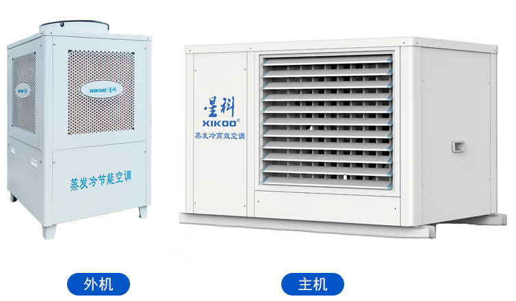 蒸發冷省電空調-臥式軸流機