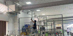 制衣廠降溫安裝工業省電空調-臥式管道機組