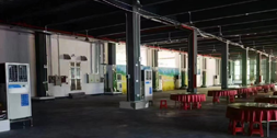 企業(yè)公司飯?zhí)檬程谜w降溫，安裝蒸發(fā)冷省電空調(diào)-立式軸流機(jī)組