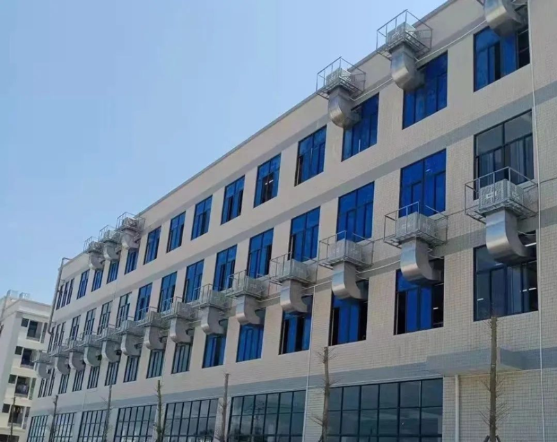 組裝零部件廠房車間通風(fēng)降溫，應(yīng)用工業(yè)環(huán)保空調(diào)冷風(fēng)機(jī)