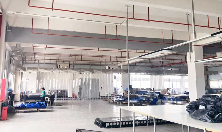 工業車間制冷降溫，應用蒸發冷省電空調-臥式射流機組