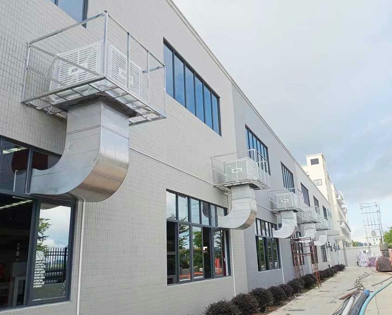 廠房降溫通風新方案，應用環(huán)?？照{